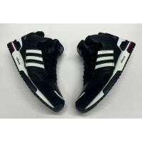 Adidas ZX 750 High Black с мехом